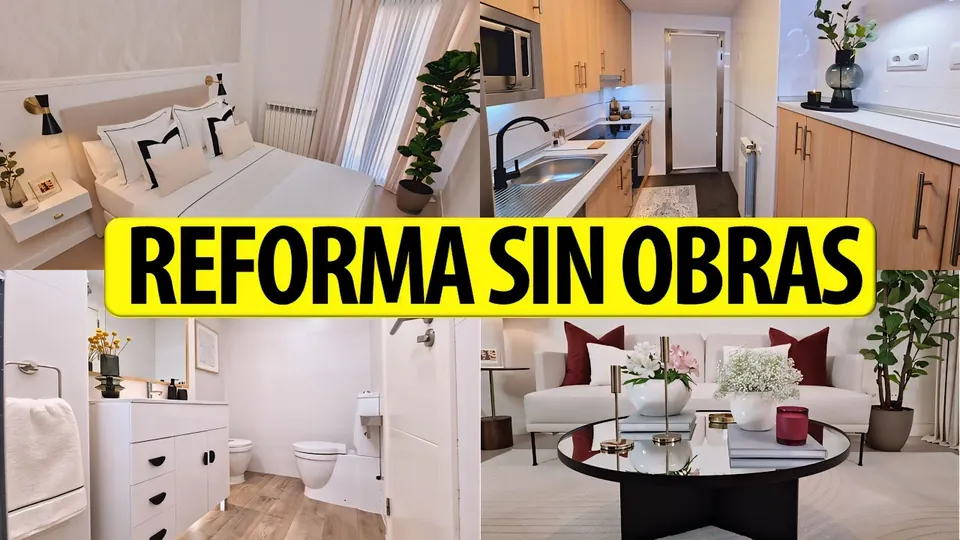 Vídeo: Reforma tu casa sin obras / resultado increible/ antes después
