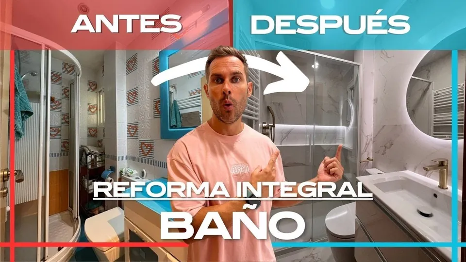 Vídeo: Reforma integral de un baño de 3m2 | antes y después 4K